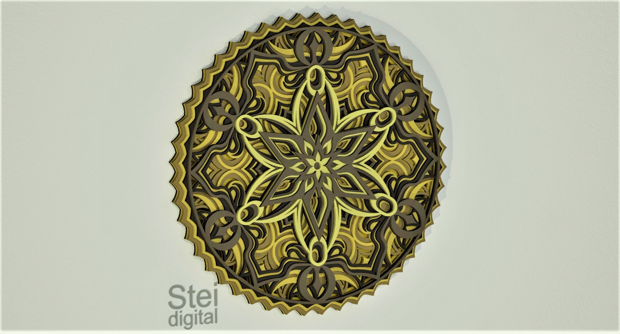 Free Free 229 3D Flower Mandala Svg SVG PNG EPS DXF File