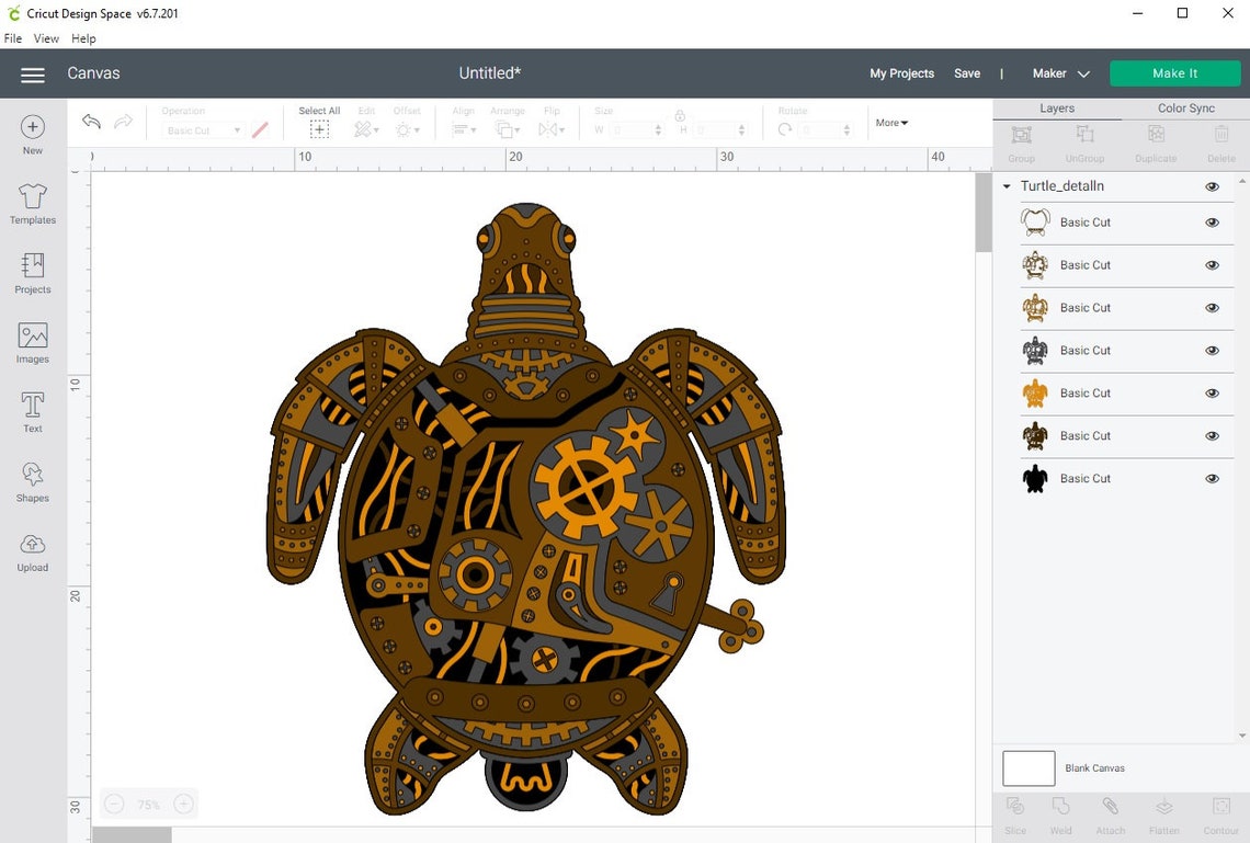 Free Free Layered Turtle Svg 293 SVG PNG EPS DXF File