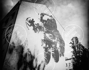 ASTRONAUT | Berlin | Fotografie | Magnet | Quadrat | 6x6cm 10x10cm 12x12cm 20x20cm 30x30cm 50x50cm
