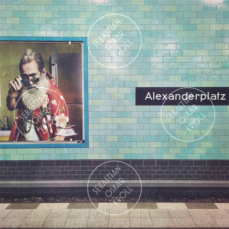 HIPSTER ALEX Berlin Photography square 10x10cm 12x12cm 20x20cm 30x30cm 50x50cm image 1