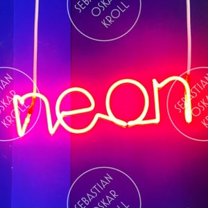NEON | Berlino | Fotografia | Rettangolo | 20 x 30 centimetri 30 x 40 centimetri