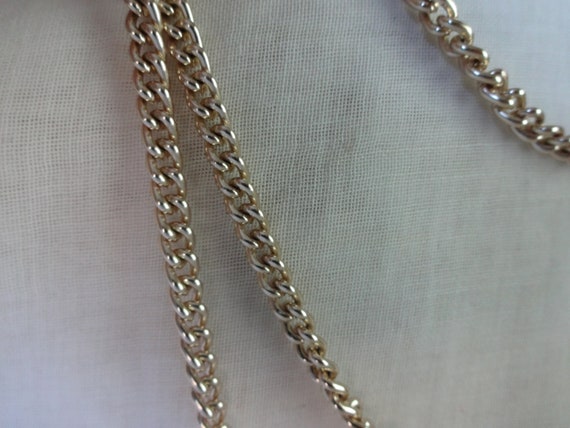 Super Long Gold Chain by Sarah Coventry, 53" long - image 1