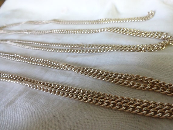 Super Long Gold Chain by Sarah Coventry, 53" long - image 6