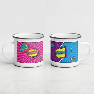 Personalized Ceramic Name Mug - Custom Coffee Cup with Your Name - Unique Gift for Coffee Lovers - Friends, and Family