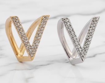 Rings for Square Scarves in Gold and Silver Colors - Scarf Ring Holder - Birthday Gifts