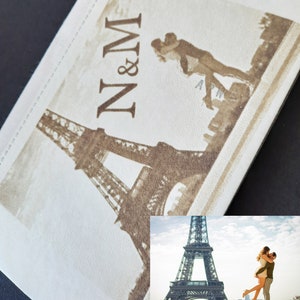 PHOTO Leather Notebook / Personalized Notebook / Perfect Gift / Gift For Woman / Gift For Man / Leather Notebook