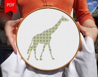 Giraffe Cross Stitch Etsy