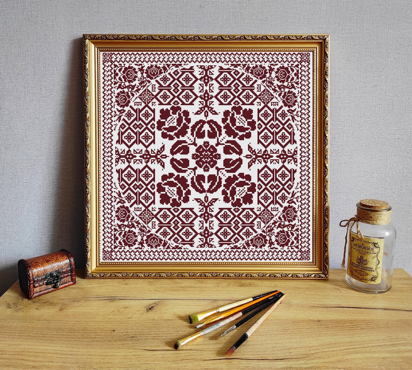 Monochrome Sampler Cross Stitch Pattern Counted Сross Stitch Etsy