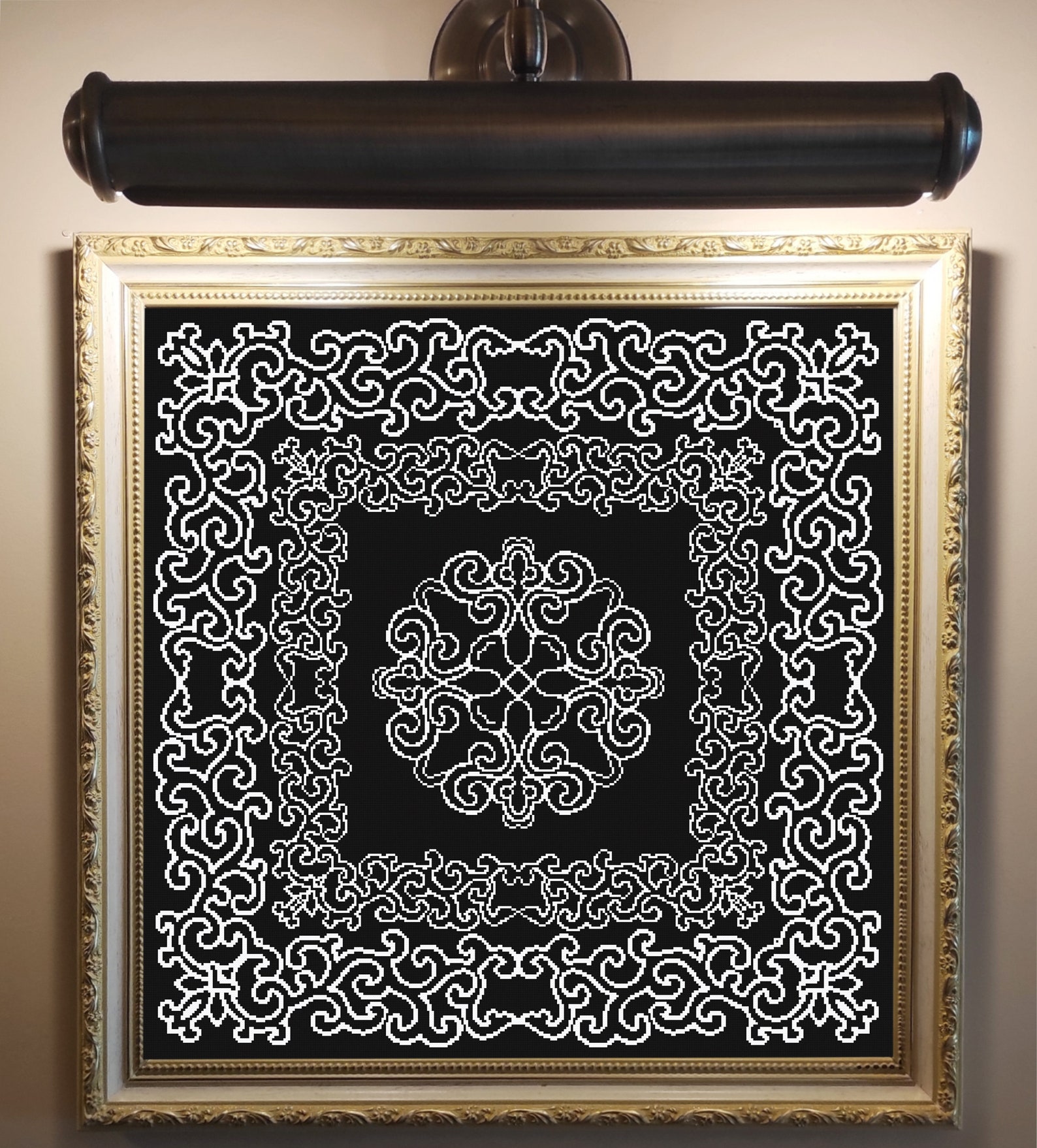 Monochrome Sampler Cross Stitch Pattern Counted Cross Stitch Etsy