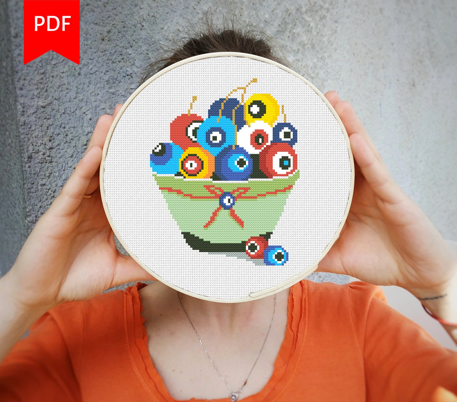 Turkish Evil Eye Amulets Cross Stitch Pattern Cross Stitch | Etsy