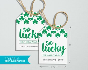 Teacher Appreciation Gift Tags - Editable Template, Teacher Gift Tags, Printable Gift Tags, thank you tag, Teacher Printable, Lucky year