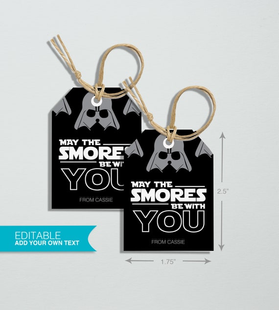 Star wars free printable labels