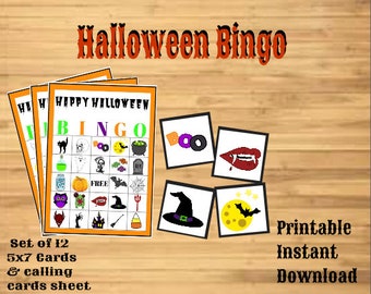 Halloween Bingo Game