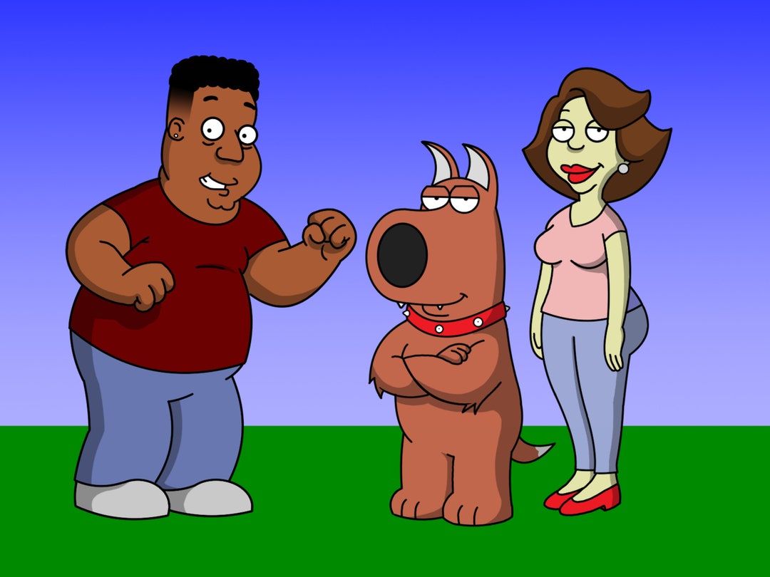 Personalised Family Guy Style Cartoon Caricature Etsy