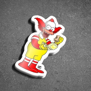Ronald McKrusty Glossy Vinyl Sticker