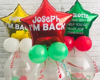 Elf Foil Ballon Party Decoration 98cm x 60cm Elf Foil Ballon Party Decoration 98cm x 60cm
