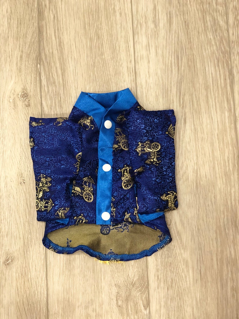 Zeitaku Japanese Dog Kimono Dog Costume blue Etsy Canada