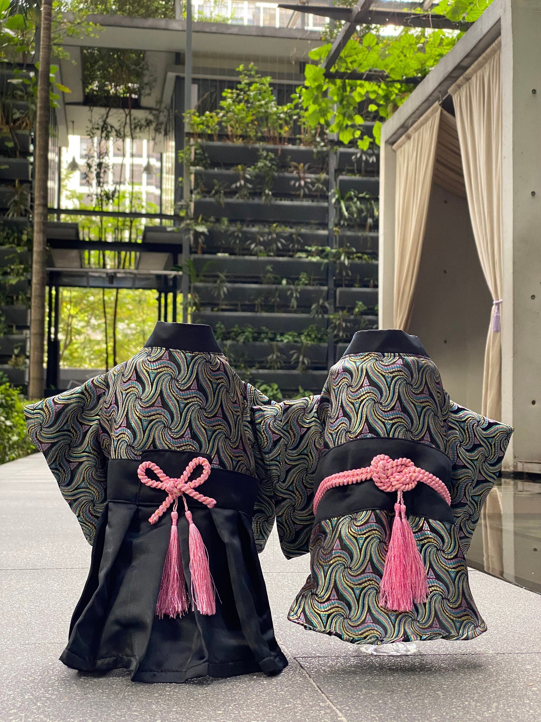 Costume de Sorcière Japonaise Minimaliste pour Adulte, Vêtement de