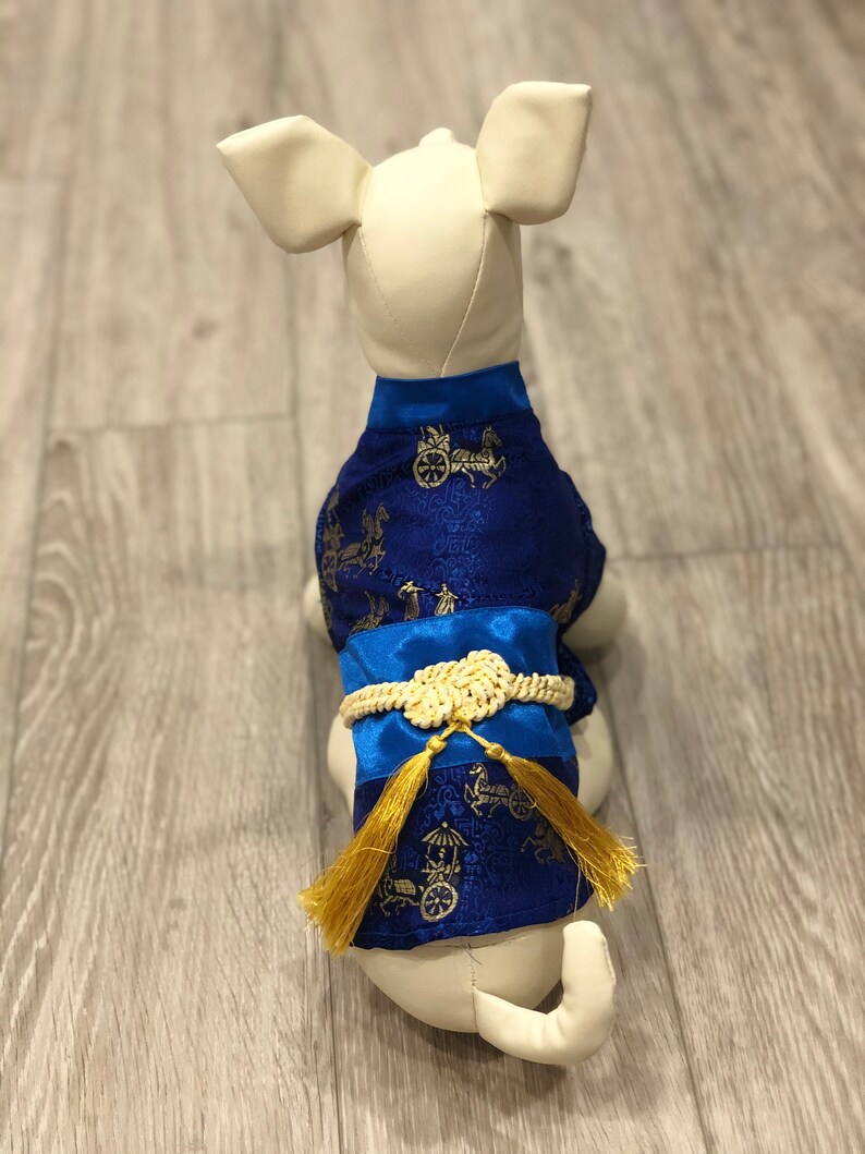 Zeitaku Japanese Dog Kimono Dog Costume blue Etsy Canada