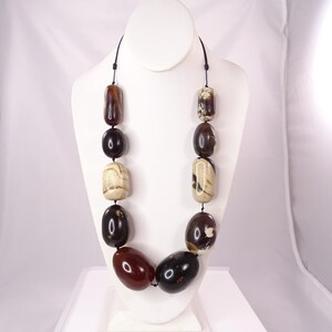 Massive Amber Bead White, Cognac, Cherry, Black Amber Necklace 8.1oz / 239g