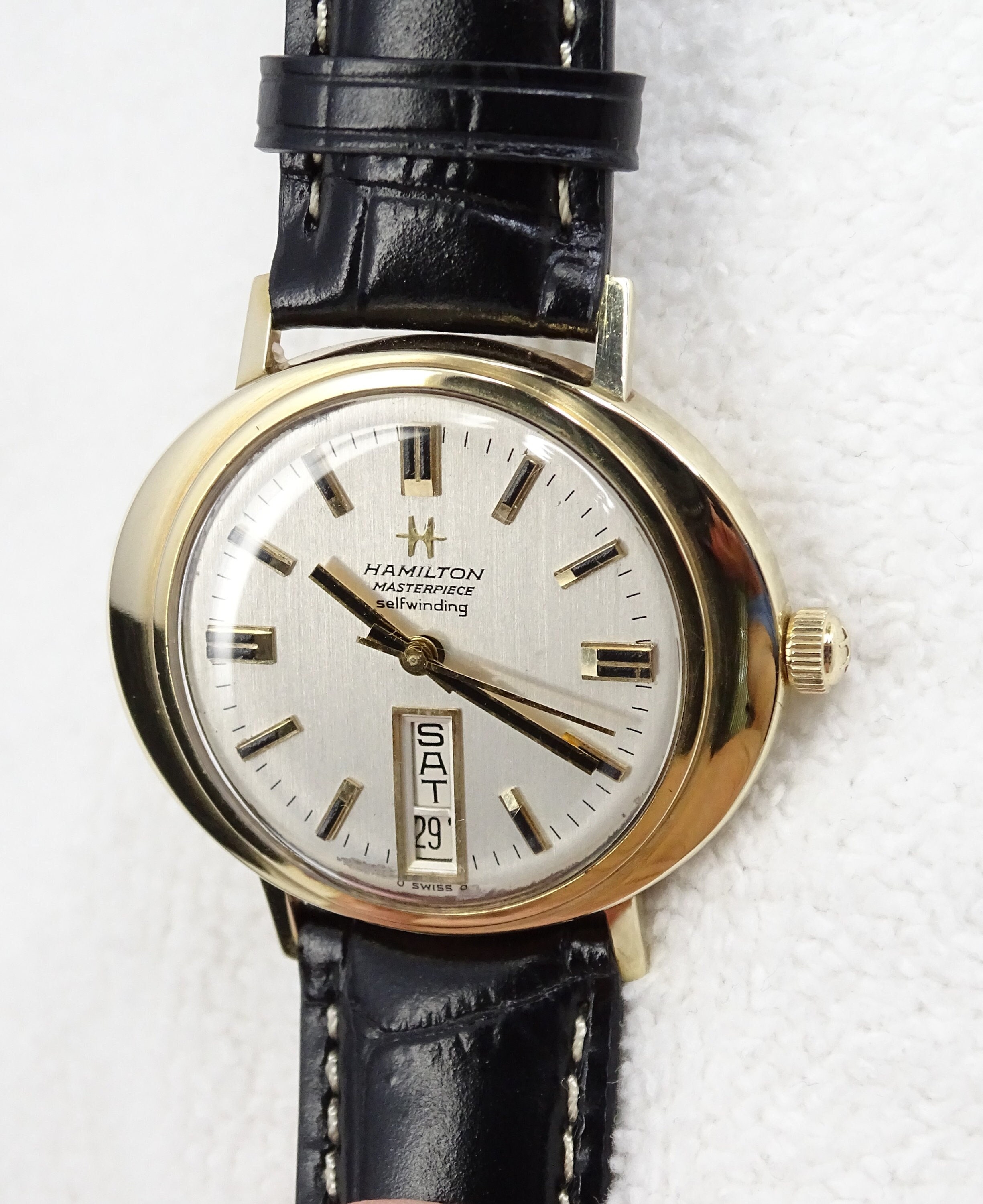 Hamilton masterpiece self winding watch hotsell