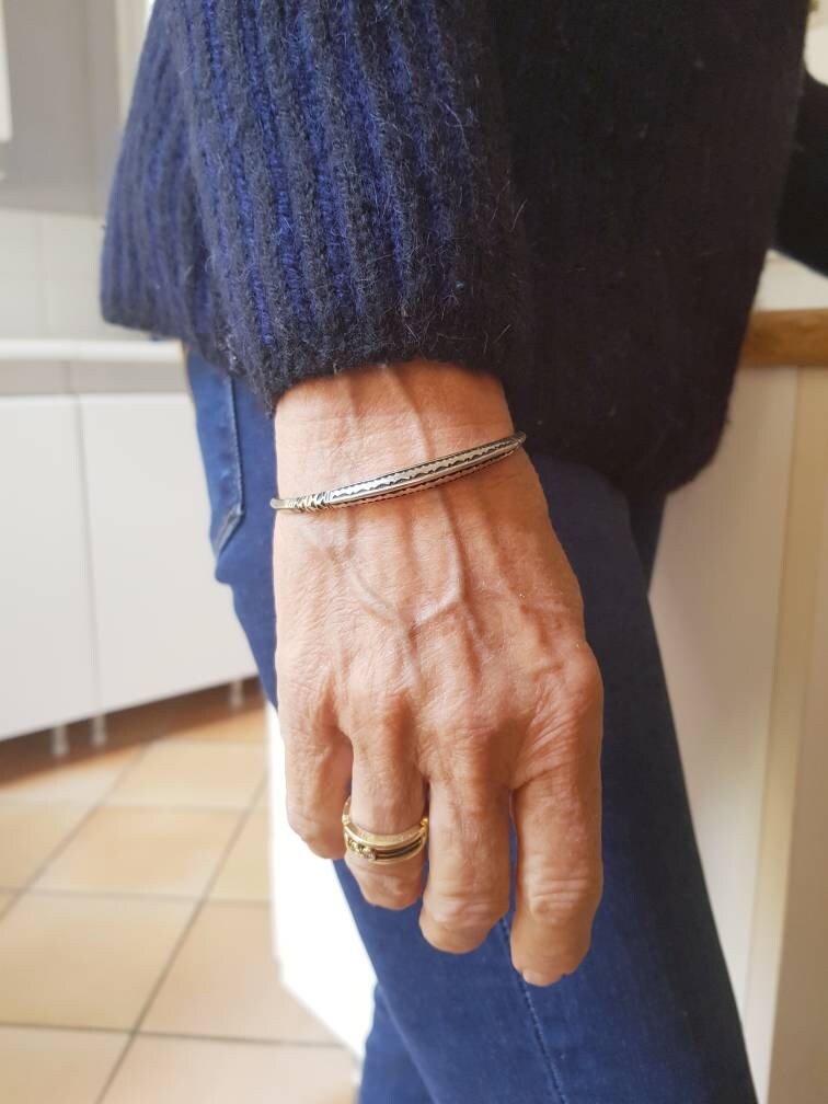 Tuareg Bangle Bracelet in 925 Silver - Etsy