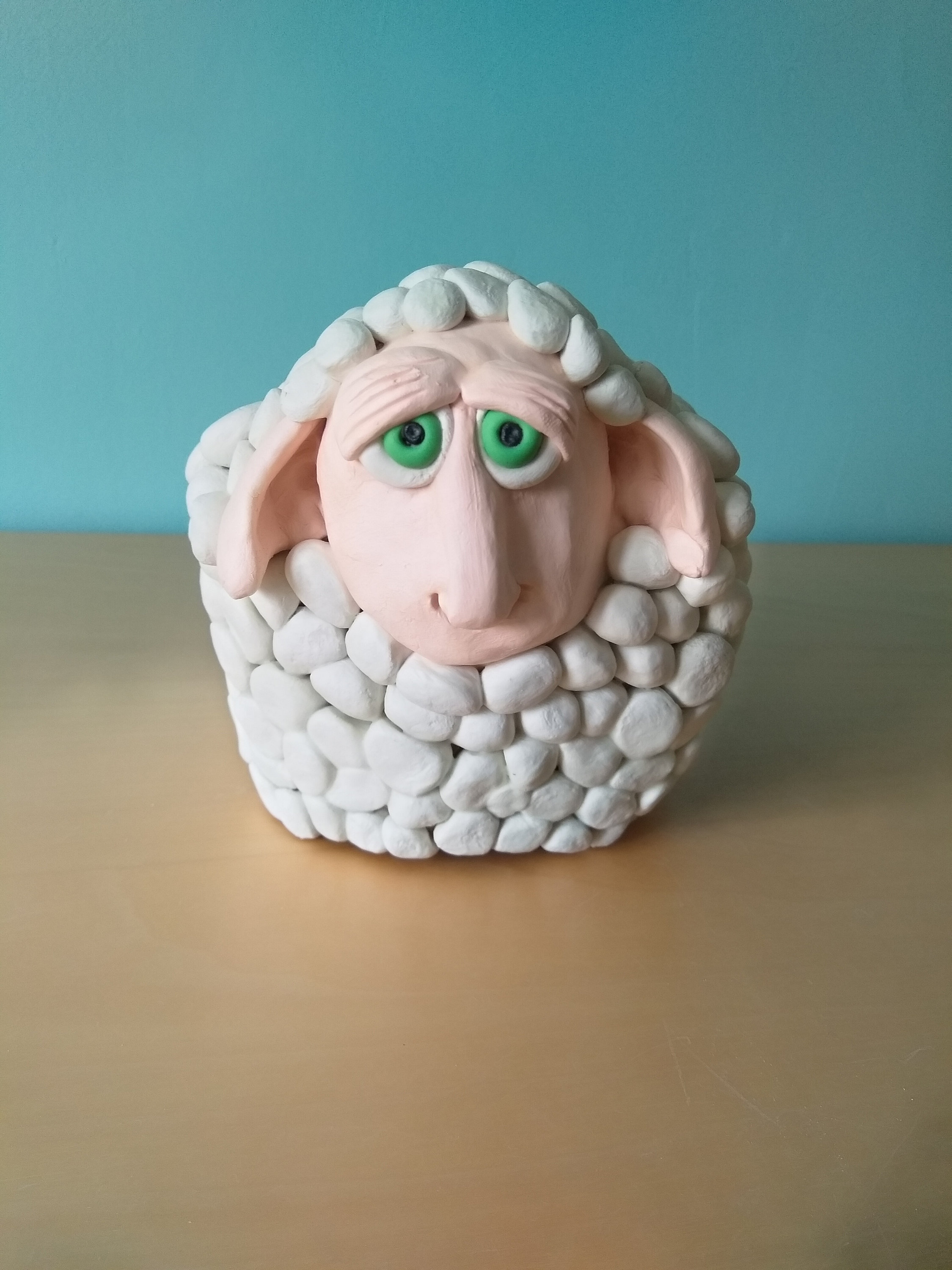 Raoul Le Mouton Tirelire Faite Main