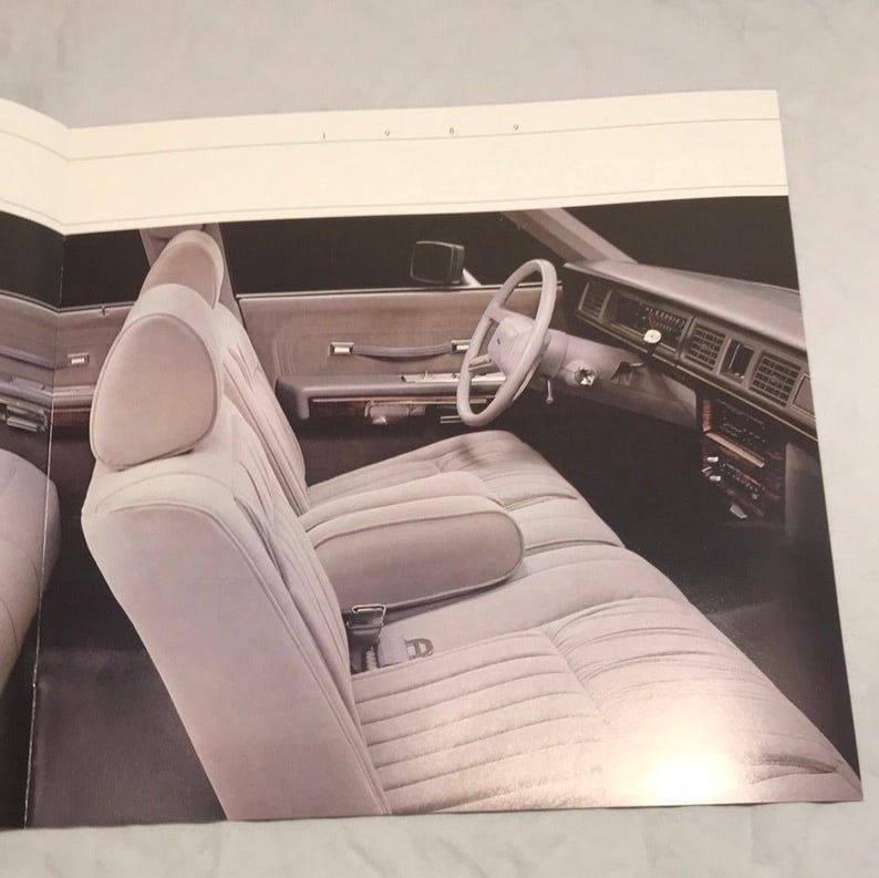 1989 Ford Crown Victoria Sales Brochure Etsy