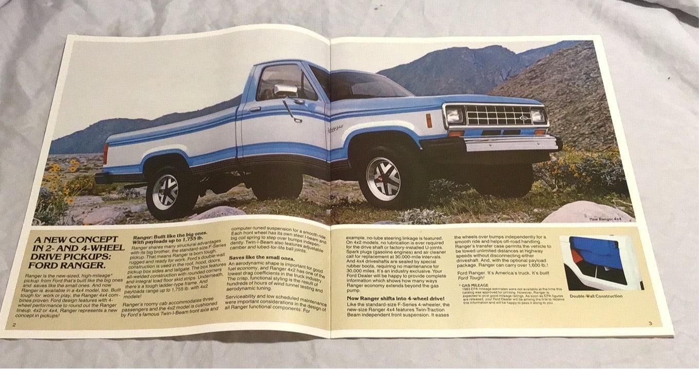 1983 Ranger Project 1983 Ford Ranger Dealer Sales Brochure - Etsy