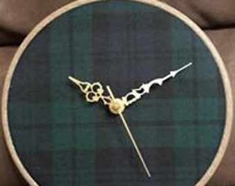 Black Watch Regiment Tartan Väggklocka