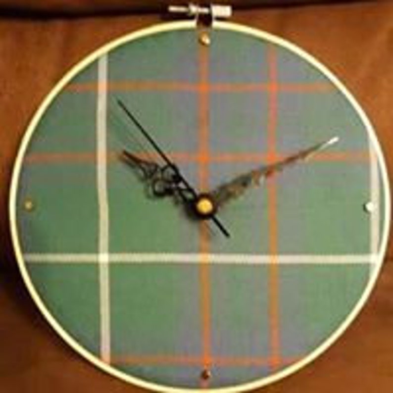 Ancient Hunting Macintyre Clan Tartan Wall Clock Etsy UK