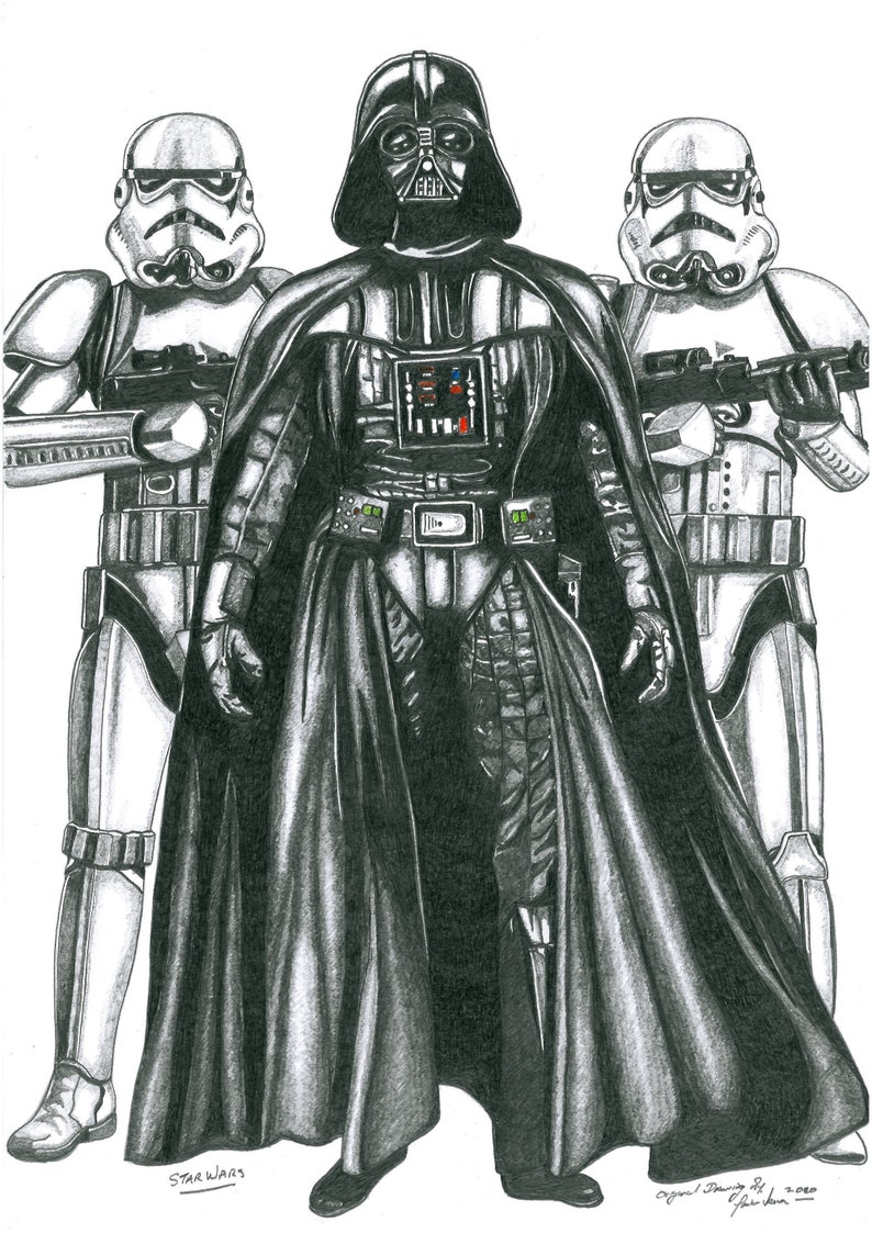 stormtrooper x darth vader