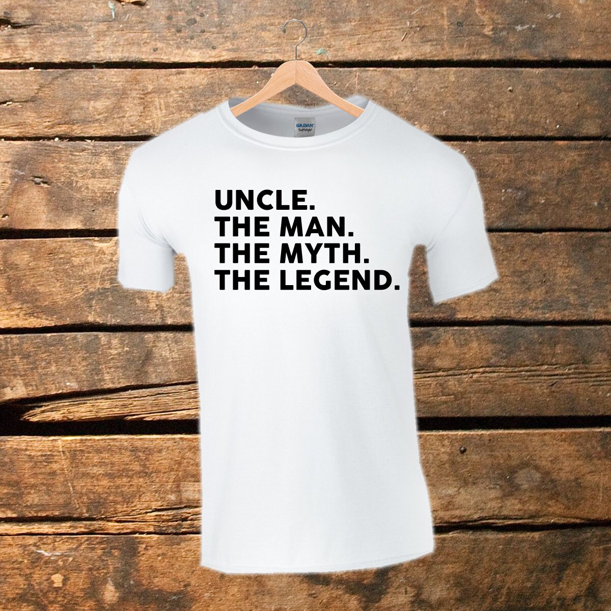 Image of Brother Gift Uncle Shirt The Man Myth Legend | Husband Mens T-Shirt Dad Funny
