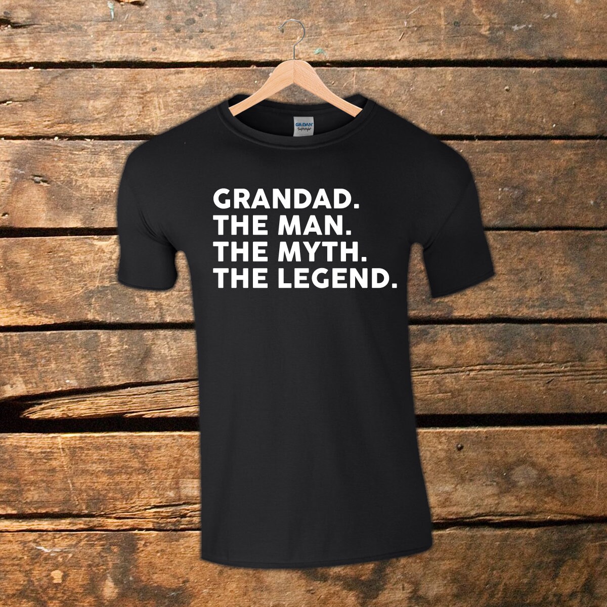 Image of Grandad Shirt The Man Myth Legend Tshirt Fathers Day Mens Tee | T-Shirt Dad Husband Gift Funny