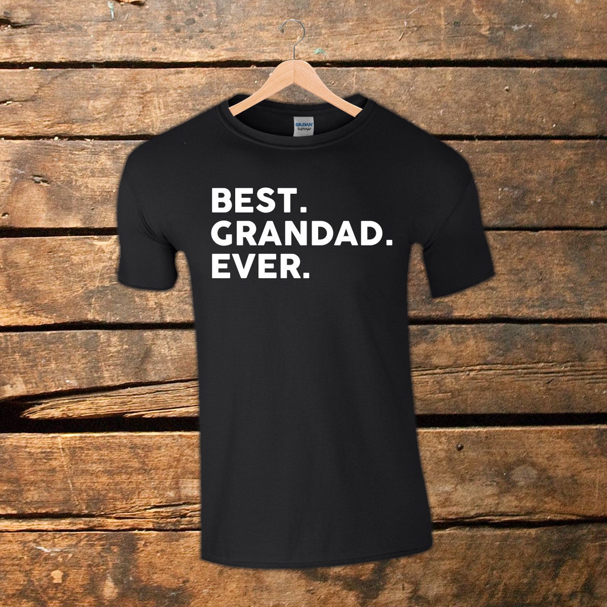 Image of Best Grandad Tshirt Fathers Day Mens Tee | Father T-Shirt Husband Gift Funny Shirt