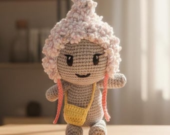 Forest Faerie | Pixie Amigurumi | Fairy Stuffy | Whimsical Sprite