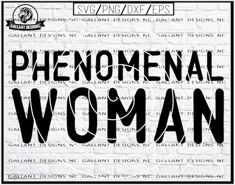 Download Phenomenal Woman Maya Angelou SVG Png Dxf Eps Black ...
