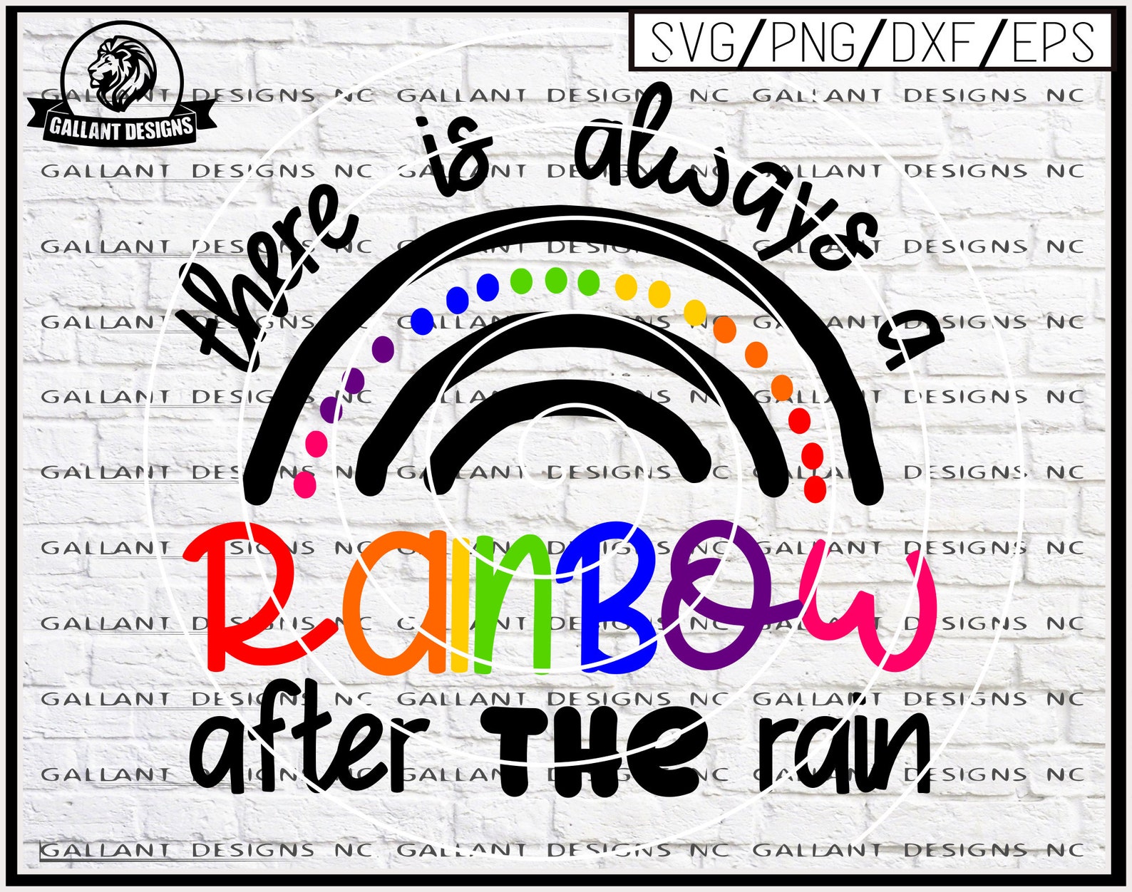 There is Always a Rainbow After the Rain After the Storm Etsy
