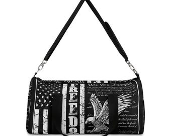 America Freedom We The People Duffle Gym Bag