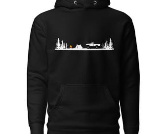 Camping Toyota Pickup Forest Overland Hoodie