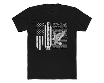 USA Eagle Patriotic Tee: Freedom We The People Unisex Crewneck