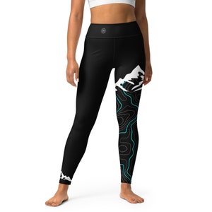 2.0 Mountain Cyan Outdoor Yoga Leggings
