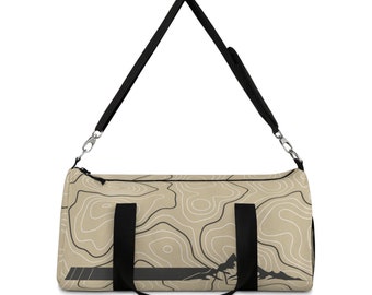 Quicksand Mountain Topo Duffel Gym Bag