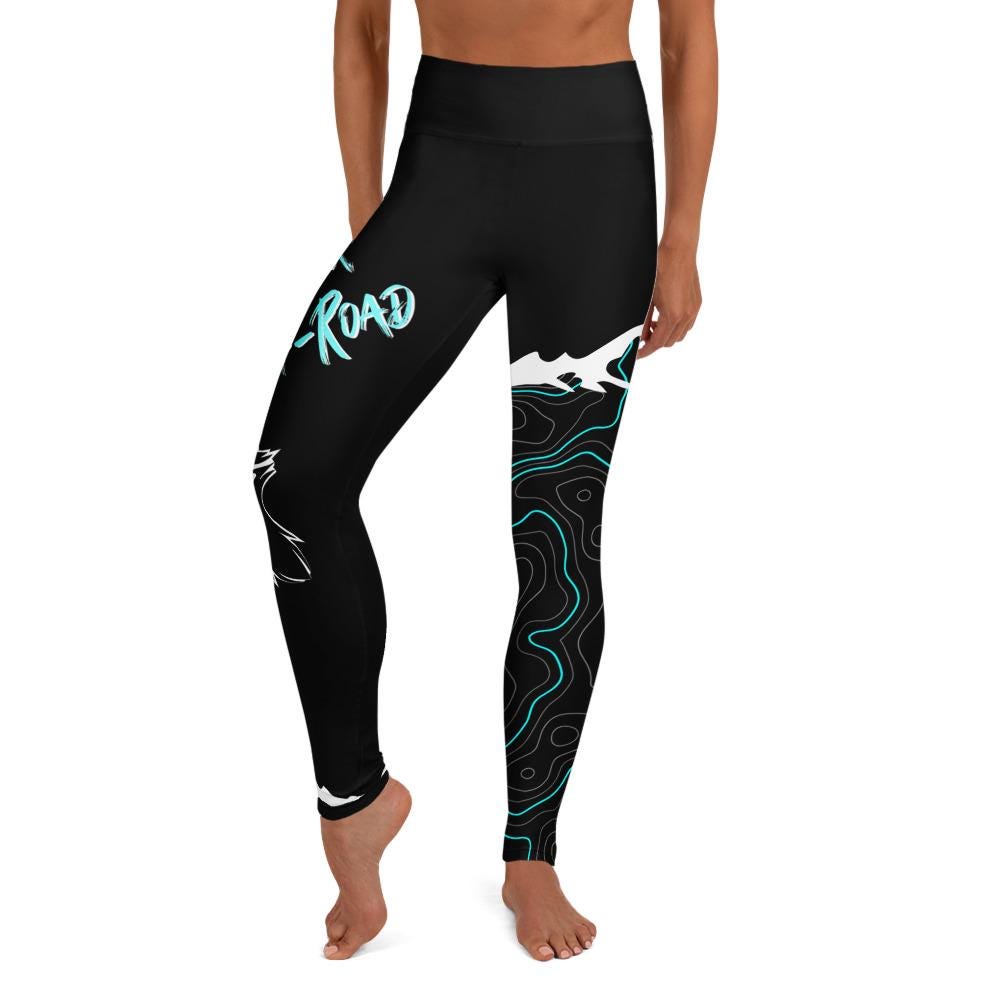 Fox Off Road Yoga Leggings in Schwarz