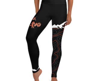 Venture Fox Off Road Orange Yoga Leggings