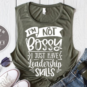 I&#39;m not bossy i just have leadership skills SVG cut file  - commercial use svg dxf png eps