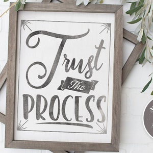 Trust the process SVG cut file  - commercial use svg dxf png eps