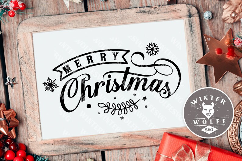 Download Merry Christmas SVG cut file commercial use svg dxf png ...