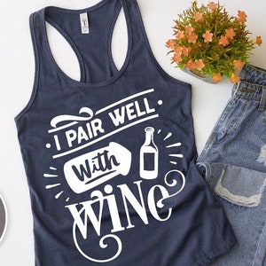 I pair well with wine SVG cut file  - commercial use svg dxf png eps