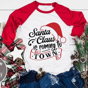 Santa Claus is coming to town SVG cut file  - commercial use svg dxf png eps